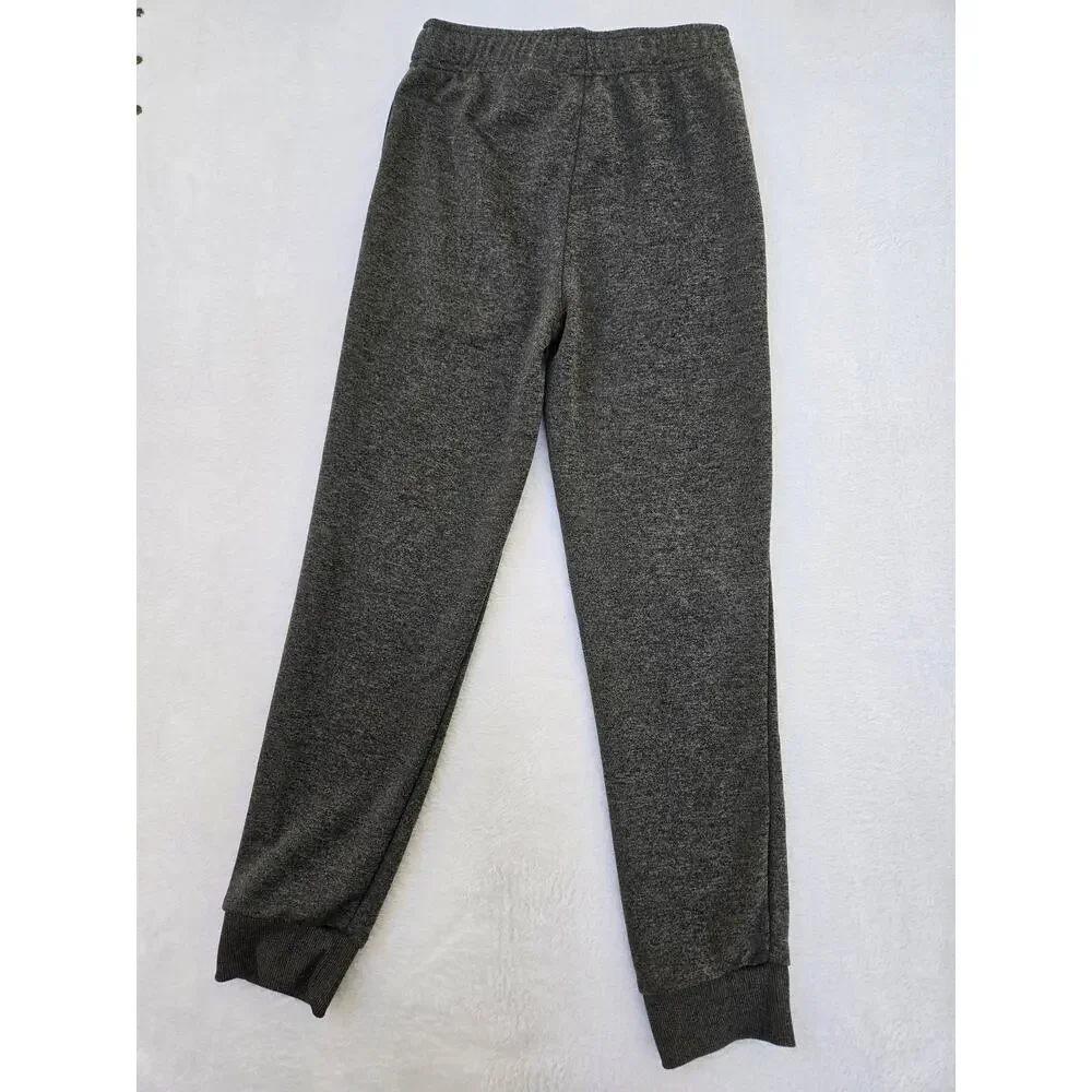 Converse All Star Girls Jogger Sweatpants Medium Dark Gray Athletic Pants